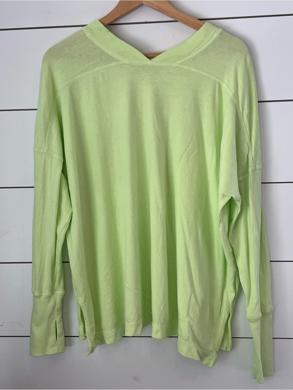 FP Movement by Free People All Star Layer Top- Lime athleisure/ active/ oversize - Picture 2 of 4